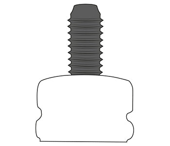 Tulpanhattu ruuvattava kiinnitys 74-159