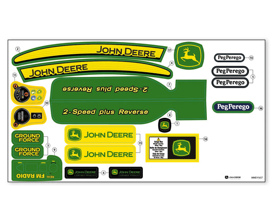Tarrasarja Peg Perego John Deere Ground Force