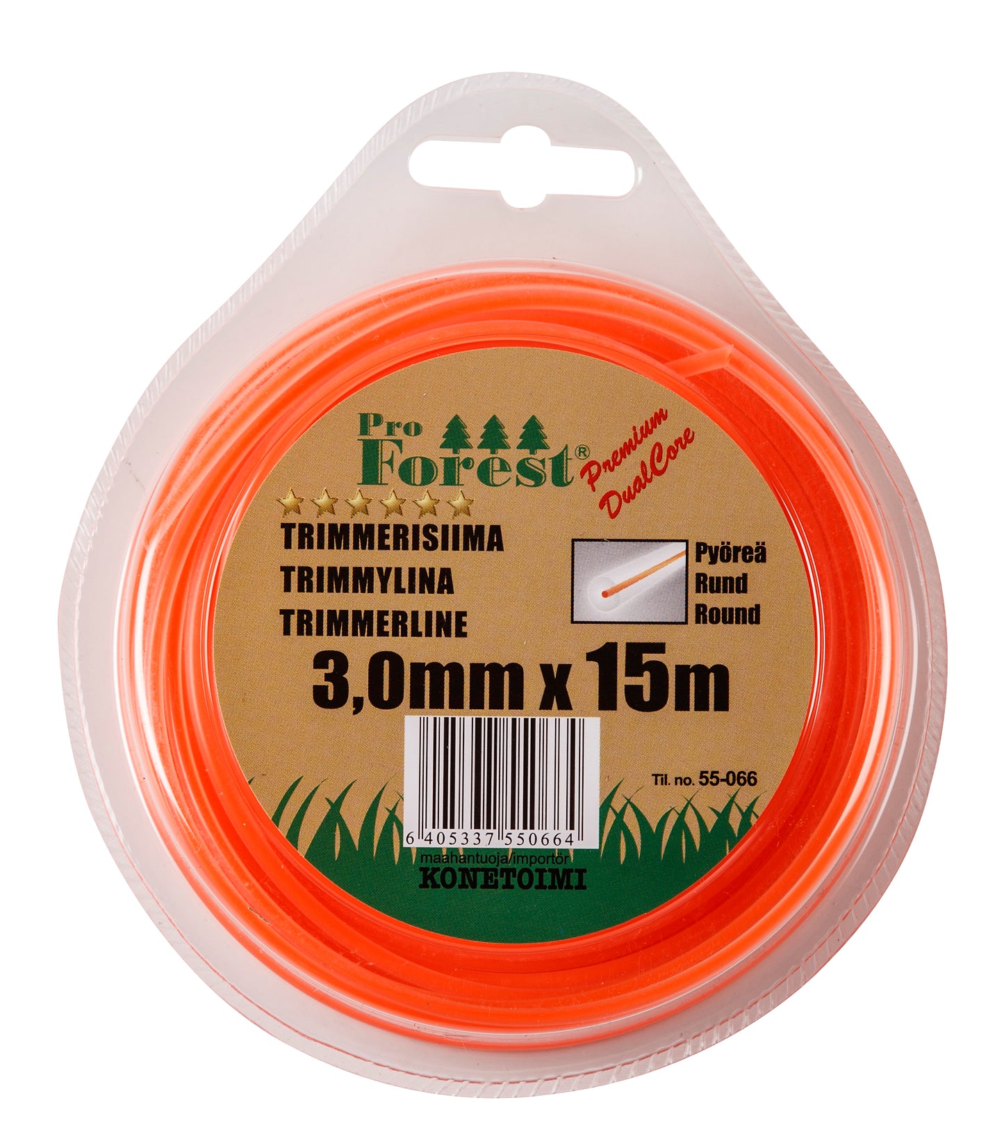Trimmerisiima 3,0mm/15m ProForest Premium