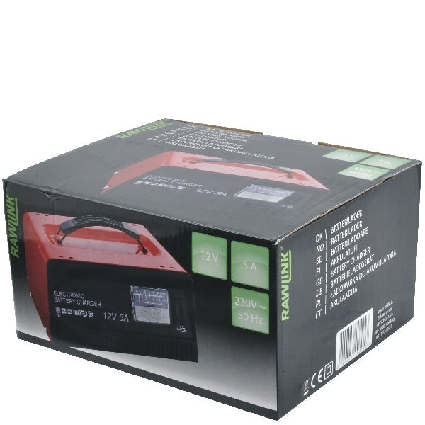 Akkulaturi 12V/5A Rawlink