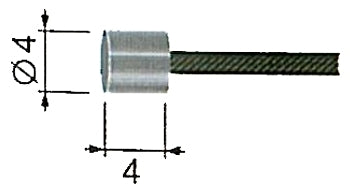 Irtovaijeri nipalla 1,5 mm/ 2500 mm