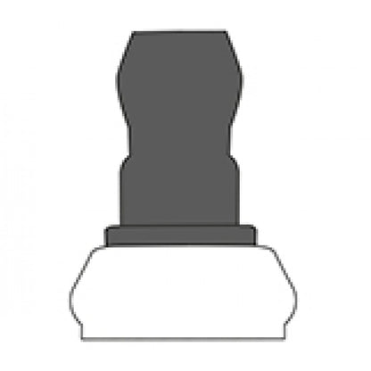 Tulpanhattu metallia (ruuvattava)