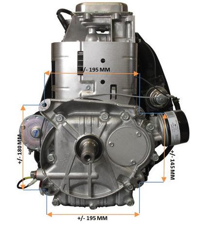 Moottori B&S 17,5 hv Intek OHV 500cc (bensapumpulla)