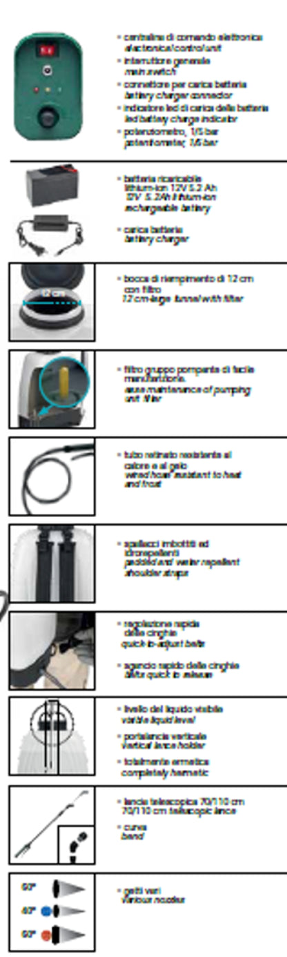 DiMartino Electra paineruisku 12L, Li-Ion