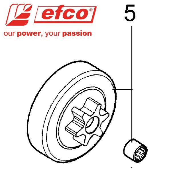 Kytkinrumpu Efco MT3500