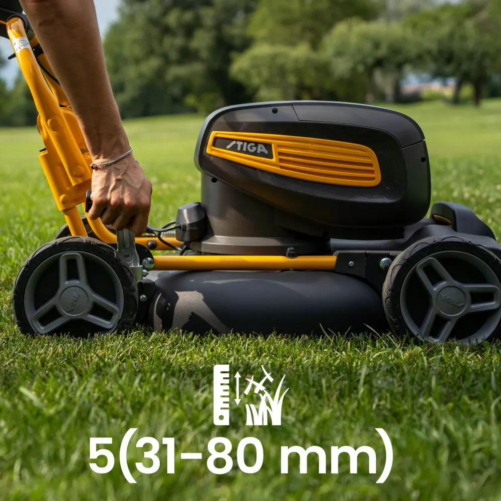 Stiga Multiclip 747E V KIT ruohonleikkuri 48V-2x5,0Ah