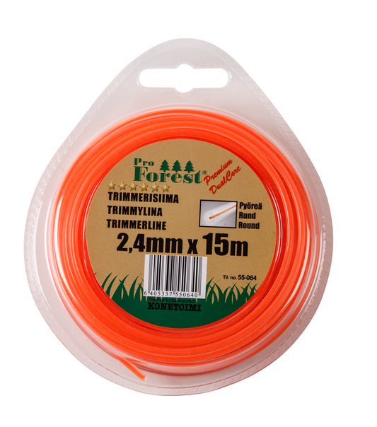 Trimmerisiima 2,4mm/15m ProForest Premium