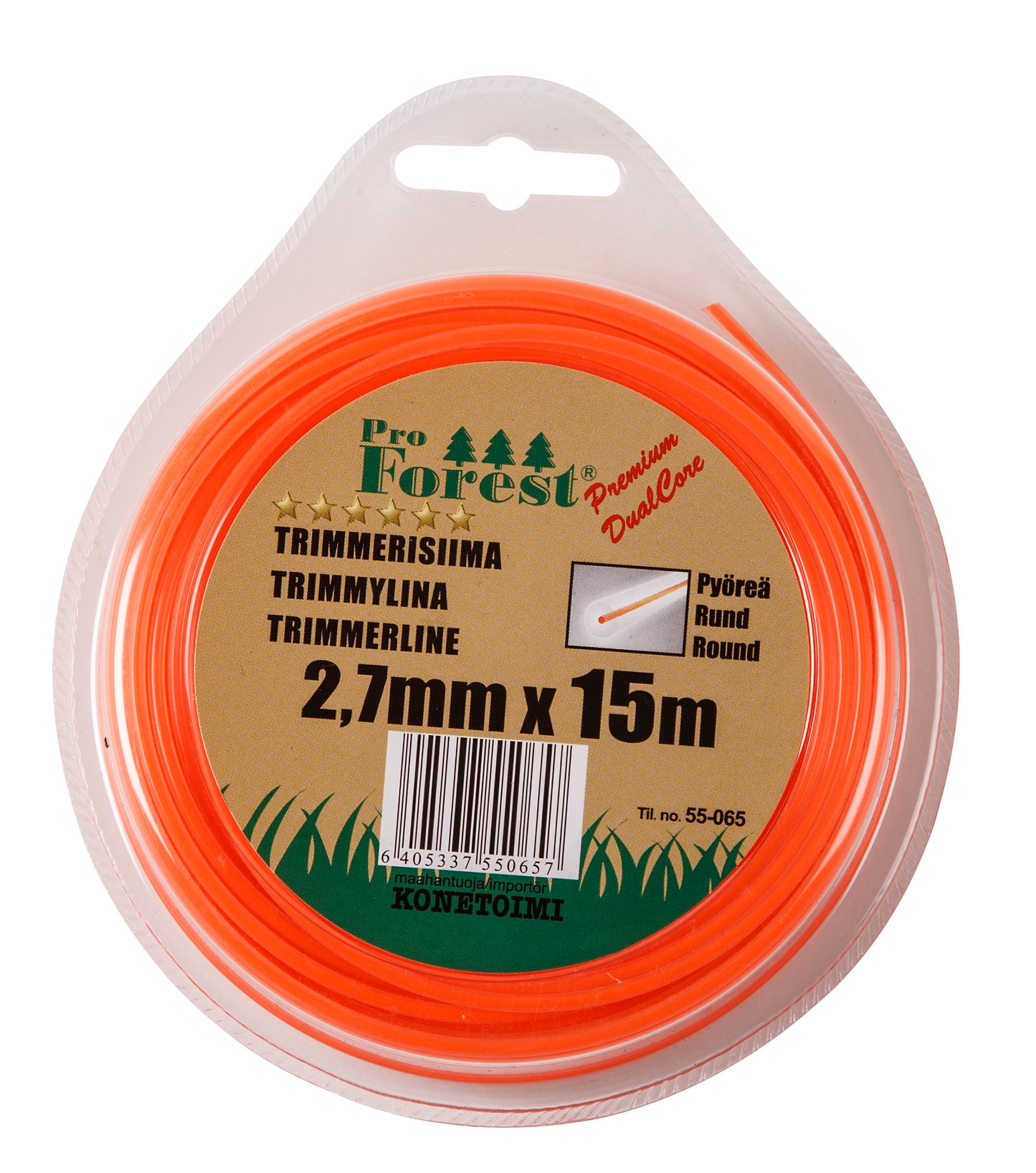 Trimmerisiima 2,7mm/15m ProForest Premium
