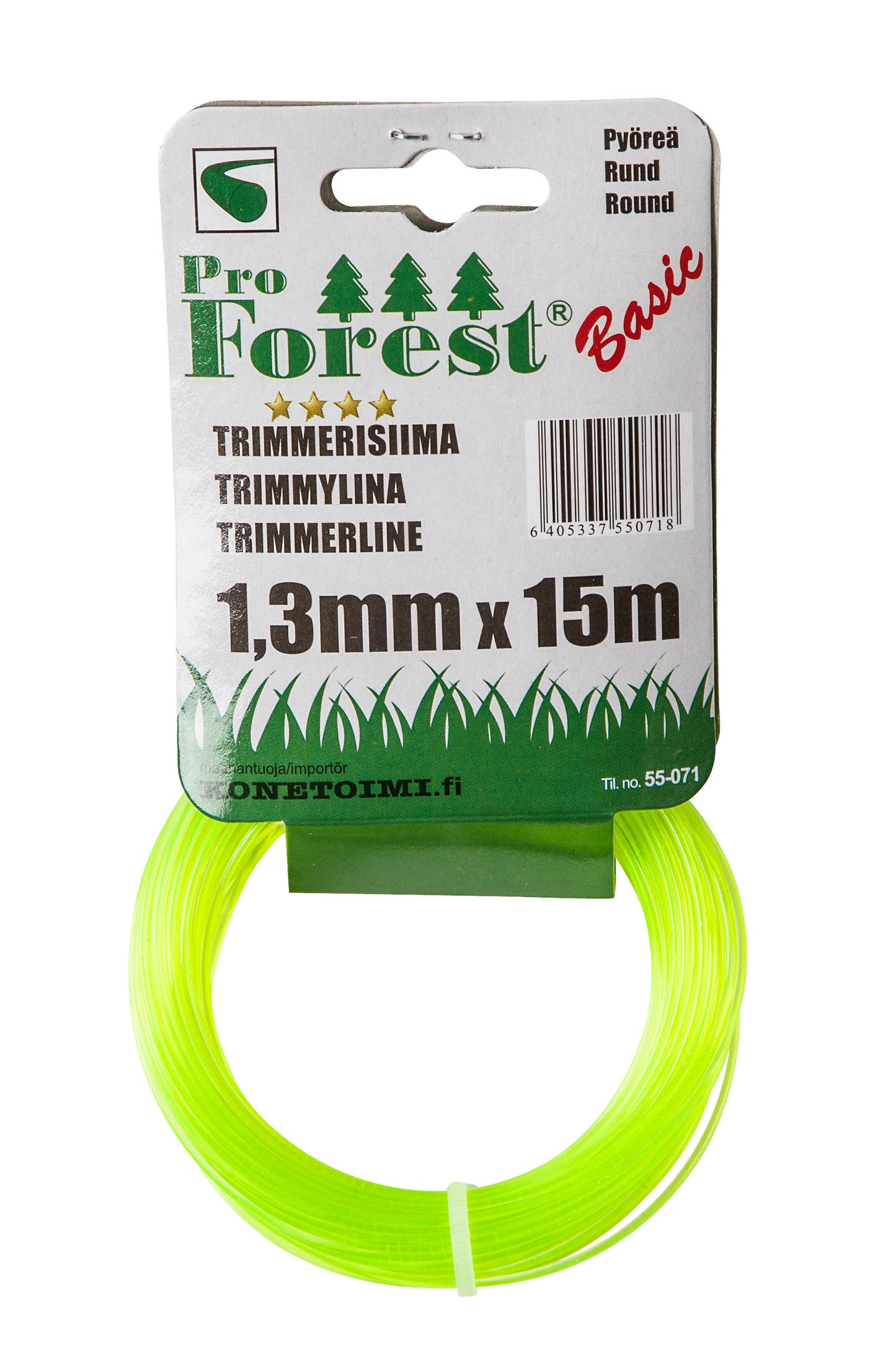 Trimmerisiima 1,3mm/15m ProForest Basic