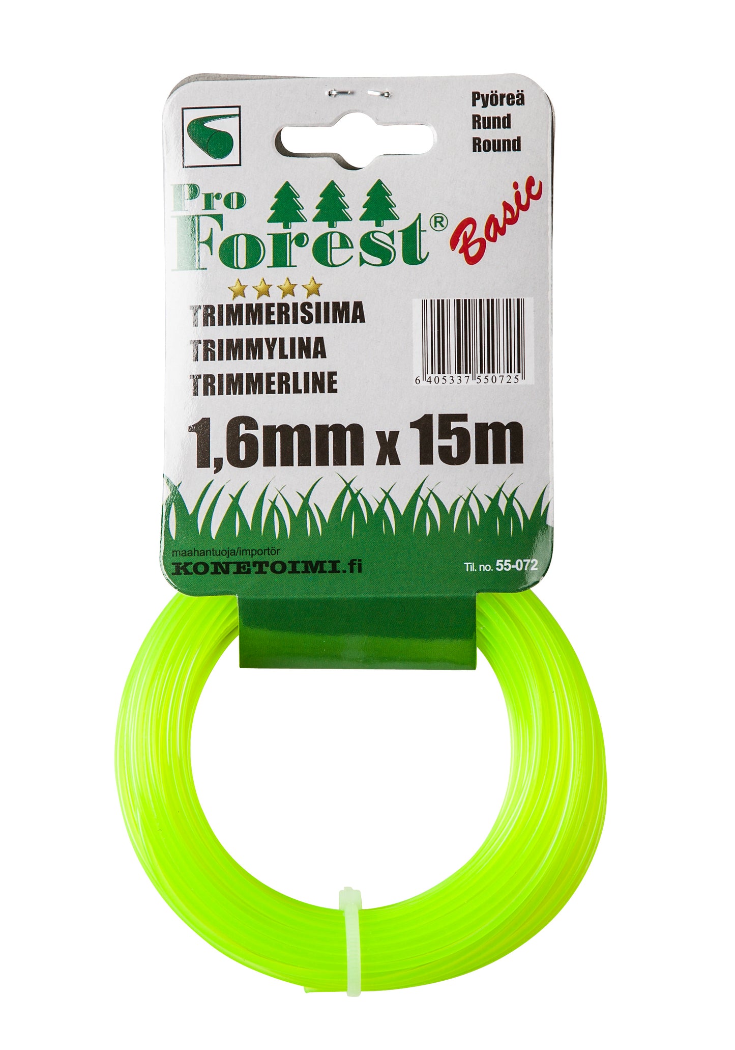 Trimmerisiima 1,6mm/15m ProForest Basic