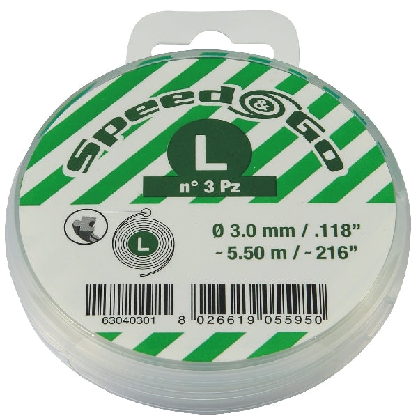 Siimakasetti 3kpl Speed&Go 3,0mm x 5,5m
