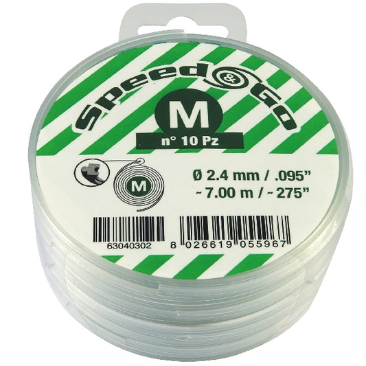 Siimakasetti 10kpl Speed&Go 2,4mm x 7m