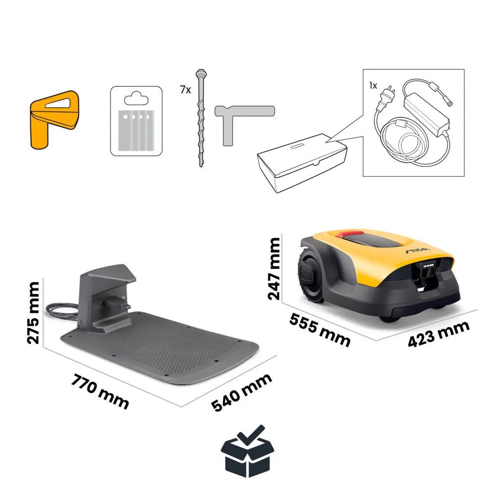 Stiga A 15v robottiruohonleikkuri