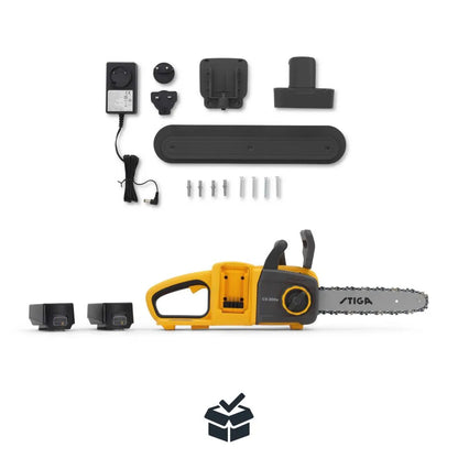 Stiga CS300e KIT akkusähkösaha 2x20V (4Ah)