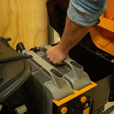 Stiga Tornado 398e ajoleikkuri, 56V~40Ah