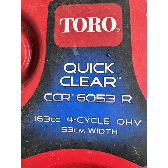 Käytetty Toro CCR 6053 R lumilinko
