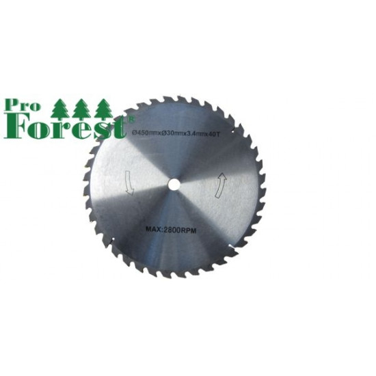  Kovapalaterä 450mm-30 mm klapisirkkeliin